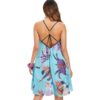 Low Back Printed Dress - Image 2