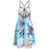 Low Back Printed Dress - Image 5