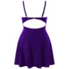 Plus Size Color Blocking Halter One Piece Swimwear - Image 10
