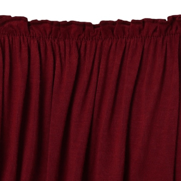 Plus Size Embroidery Square Neck T-shirt - Image 3