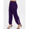 Plus Size Side Lace Pants - Image 2