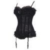 Polka Dot Ruffle Padded Corset - Image 7
