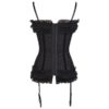 Polka Dot Ruffle Padded Corset - Image 8
