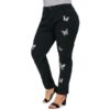 Ripped Butterfly Embroidery Jeans - Image 3