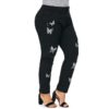 Ripped Butterfly Embroidery Jeans - Image 5
