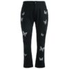 Ripped Butterfly Embroidery Jeans - Image 7