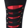 Ripped Plus Size Plaid Panel Leggings - Image 5