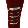 Ripped Plus Size Plaid Panel Leggings - Image 13