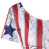 Scoop Neck American Flag T-shirt - Image 3