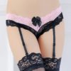 Sexy Bow knot lace transparent Garters Hot Lingerie - Image 7