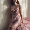 Sexy Satin Spaghetti Strap Vintage Mini Dress - Image 37