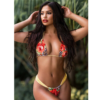 Sexy Women Floral Print Push Up Halter Padded Swimwear - Image 3