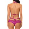 Sexy lingerie lace Halter Exposed Breast string bra set - Image 4