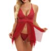 Sexy transparent lace irregular hot lingerie Nightwear