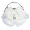 Silk Flower Shape Evening Bag With Rhinestone For Woman