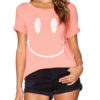 Smile Letters Printed Oversized T-shirt