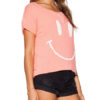 Smile Letters Printed Oversized T-shirt - Image 3