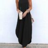 Spaghetti Straps Plus Size Maxi Dress - Image 3