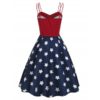 Star Print Sleeveless Cami Dress - Image 2