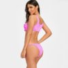 Stripe Knot Preppy Style Bikini - Image 2