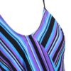 Striped Overlap Asymmetrical Swim Top - Image 3