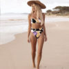 Summer Bathing Beachwear Bandeau Bikini High Waist Swimwear - Image 2