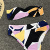 Summer Bathing Beachwear Bandeau Bikini High Waist Swimwear - Image 5