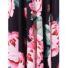 Sweetheart Neck Floral Print Fit and Flare Dress - Image 3