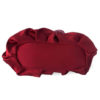 Wedding Clutch Beaded Flower Kiss Lock Purse Ruched Bridal Evening Bags - Image 5
