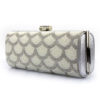 Wedding Clutch Pearl Rhinestone Kiss Lock Evening Handbags - Image 2