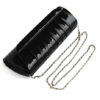 Wedding Clutch Pleated PU Leather Shining Envelop Evening Bag - Image 2