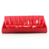 Wedding Clutch Pleated PU Leather Shining Envelop Evening Bag - Image 3
