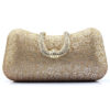 Wedding Clutch Rhinestones Floral Print Bridal Evening Bags - Image 4
