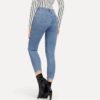 Woman Mid Waist Crop Pencil Jeans High Street Ladies Denim Pants - Image 6