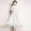 Woman lace Cloak Sleeves Office Lady Casual party dress - Image 3