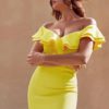 Women Bandage Vestidos Verano Sexy Off Shoulder Club Dress