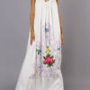Women Bohemian Floral Sleeveless Swing Hem A Line Long Maxi Dress - Image 3