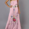 Women Bohemian Floral Sleeveless Swing Hem A Line Long Maxi Dress - Image 8