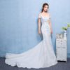 Women Embroidery sexy party Trumpe vestidos long dress