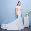Women Embroidery sexy party Trumpe vestidos long dress - Image 3