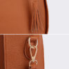 4 PCS Women PU Leather Handbag Tassel Leisure Crossbody Bag Solid Shoulder Bag - Image 11