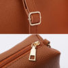 4 PCS Women PU Leather Handbag Tassel Leisure Crossbody Bag Solid Shoulder Bag - Image 12