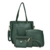 4 PCS Women PU Leather Handbag Tassel Leisure Crossbody Bag Solid Shoulder Bag - Image 15