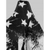 Women Plus Size American Flag Cold Shoulder T-shirt - Image 7