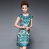 Women Plus Size Embroidery Pencil Bodycon Dress - Image 2