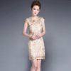 Women Plus Size Embroidery Pencil Bodycon Dress - Image 5