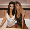 Women Sexy Bodysuit Lace Deep V Neck Beach wears Swimwear - Image 2