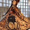 Women Sexy Long Sleeve V Neck Artwork Printed Maxi Dress - Image 2