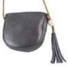 Women Shoulder Bag Faux Leather Single Strap Horizontal Fashion Bag With Fringe Zipper - Image 4