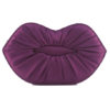 Women Silk Evening Bag with Lip Pattern